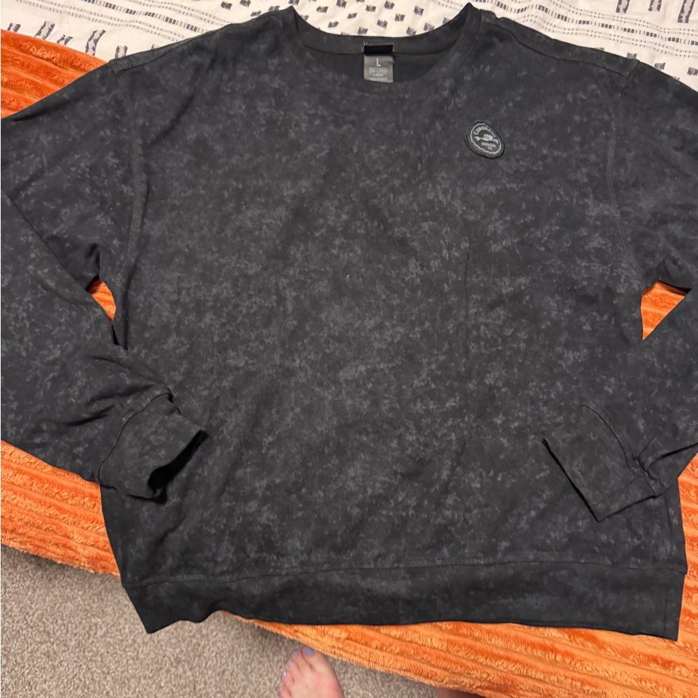 Women's Coronado Brewing Co Black Crewneck Top